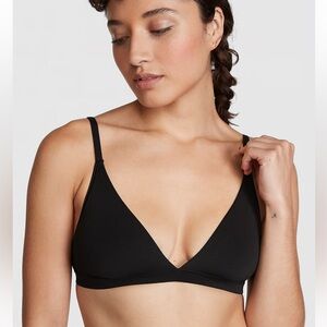 Pink comfort unlined triangle bralette size S-DD